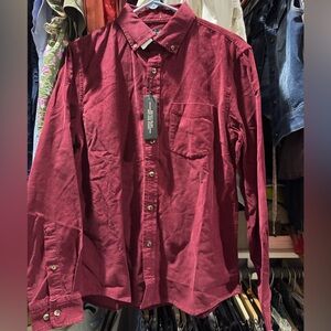 Banana Republic Red Casual Button Down Shirt